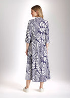 Tailliertes Midi - Kleid UVENTIA aus Bio - Baumwolle - FOX'S - Fashion