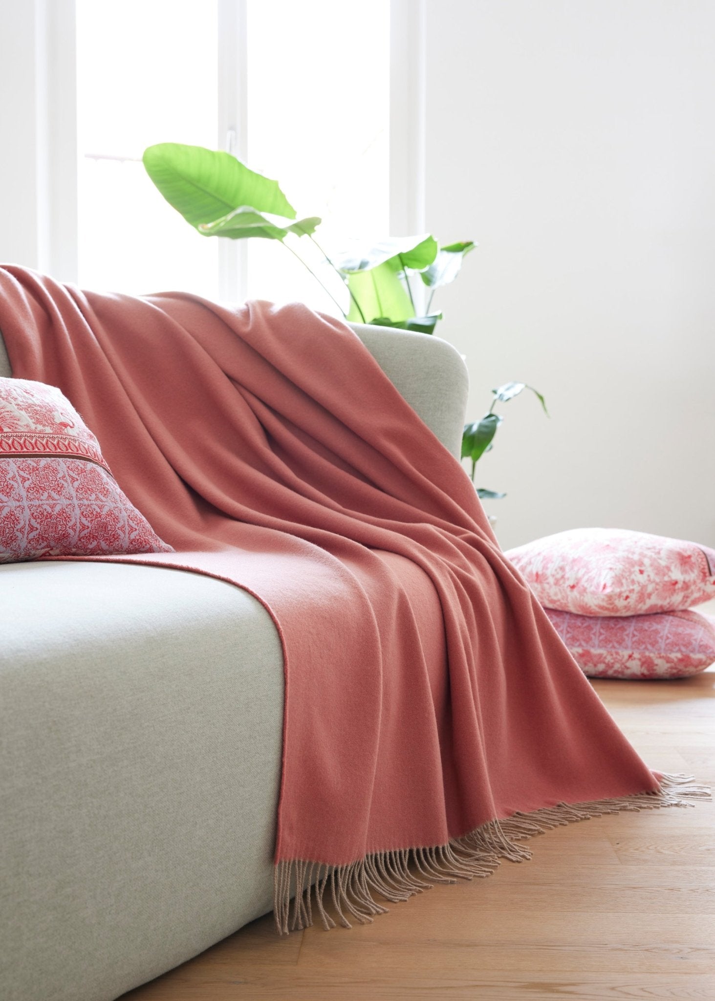 Weiche Decke LANA aus extrafeiner Schurwolle in Doubleface - Machart - FOX'S - Fashion